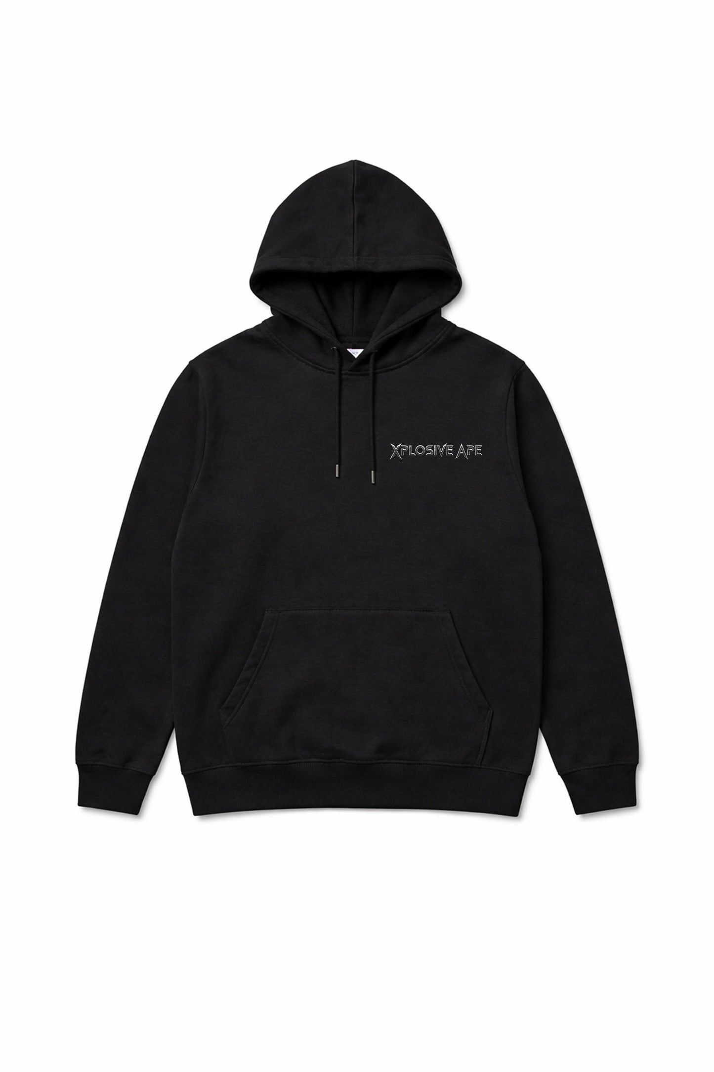 XAPE Shrapnel Burst String Hoodie - Black
