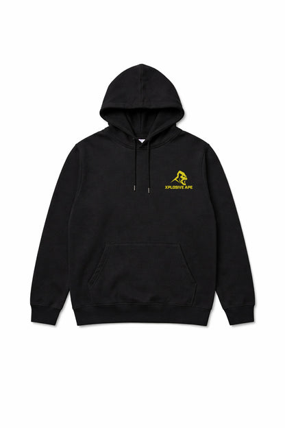XAPE Sickness String Hoodie - Black