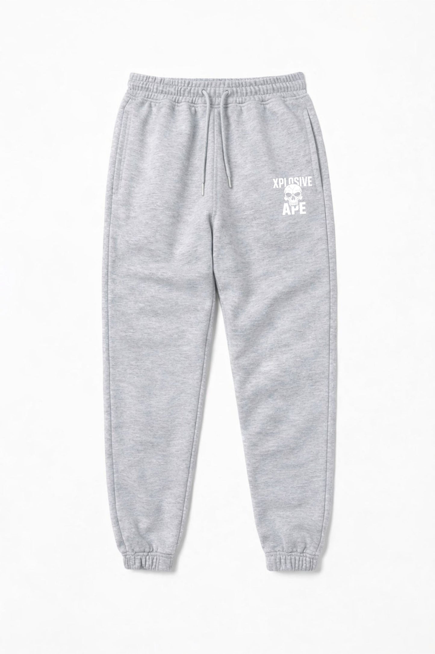 XAPE Skull Force Joggers - Heather Grey