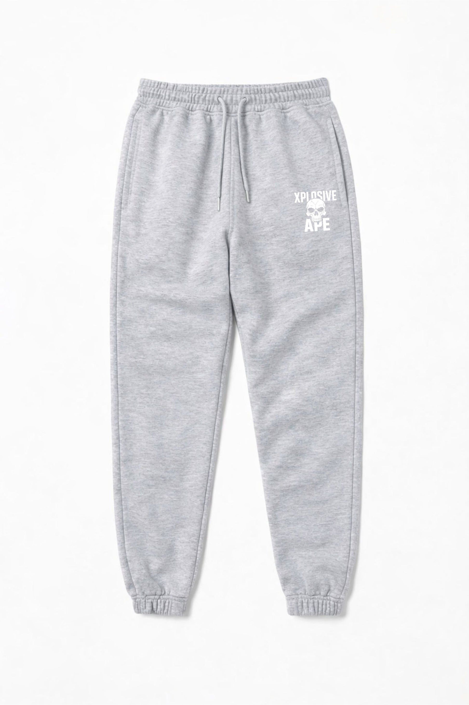XAPE Skull Force Joggers - Heather Grey