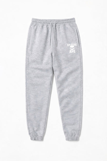 XAPE Skull Force Joggers - Heather Grey