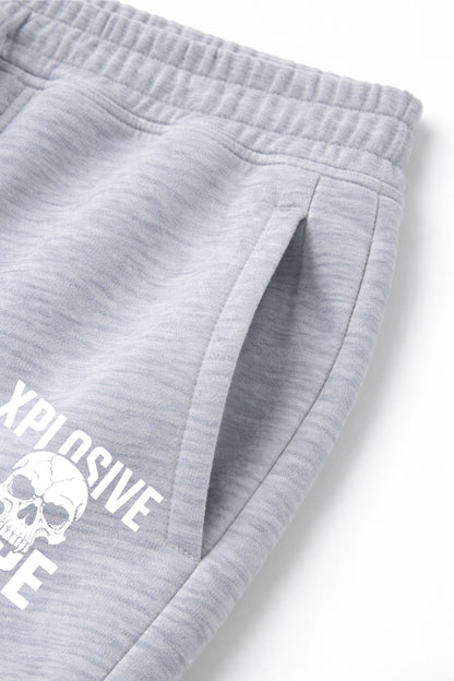 XAPE Skull Force Joggers - Heather Grey