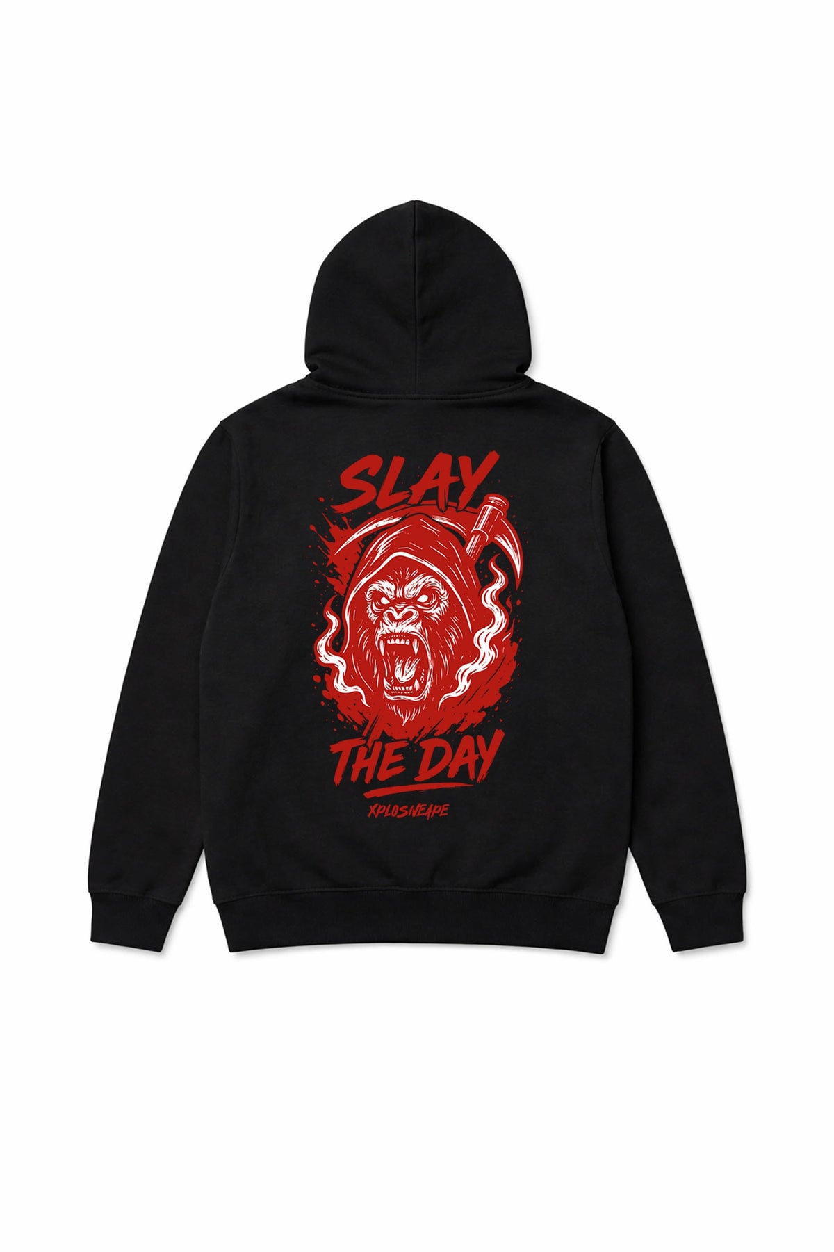 XAPE Slayer String Hoodie - Black