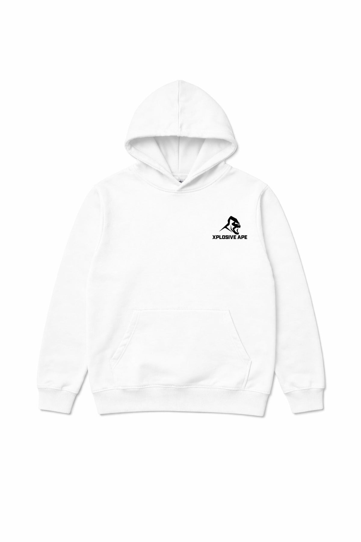 XAPE Splatter Graffiti V4 Hoodie - White