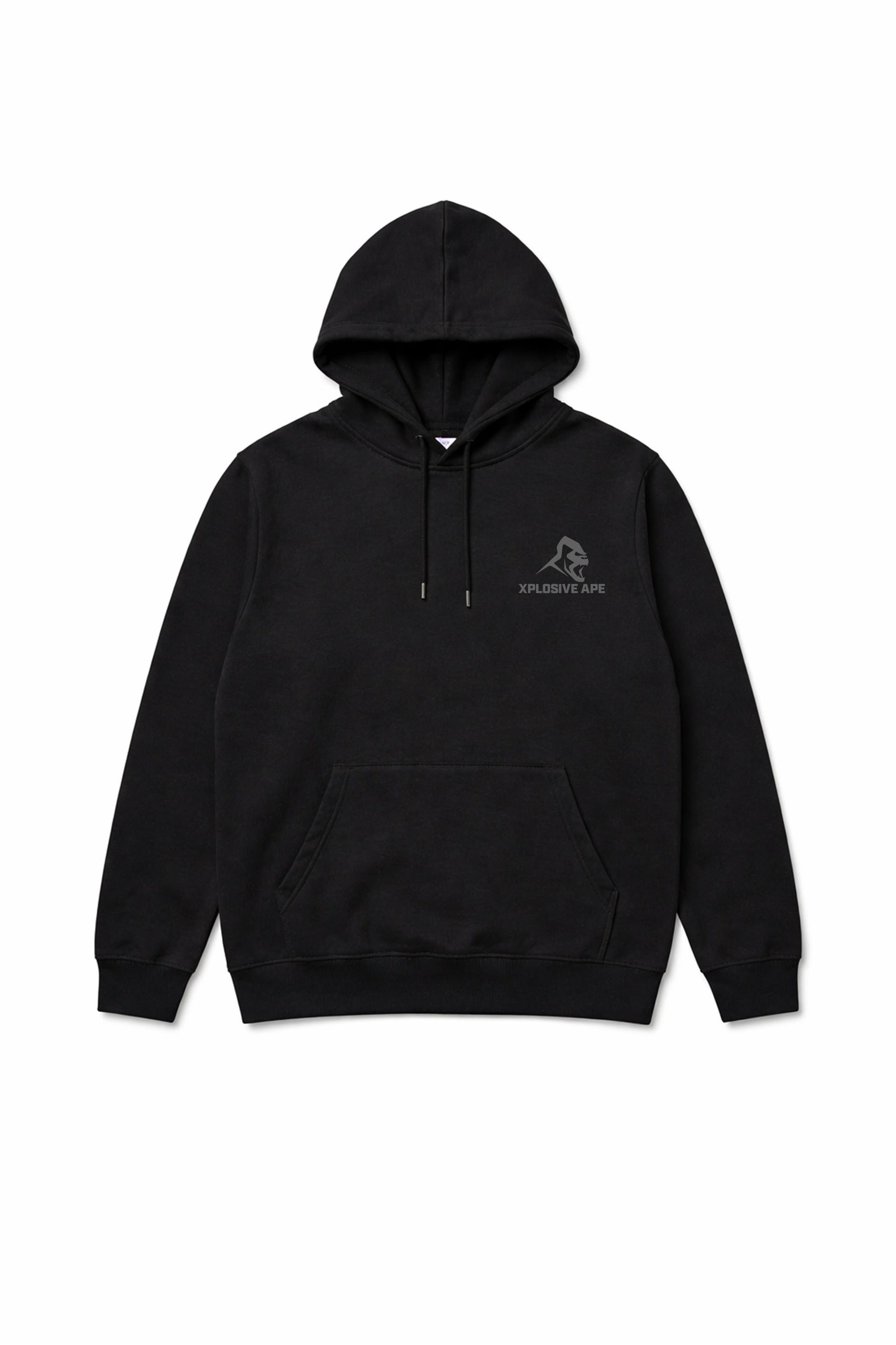 XAPE Strength Club MMXIV String Hoodie - Black