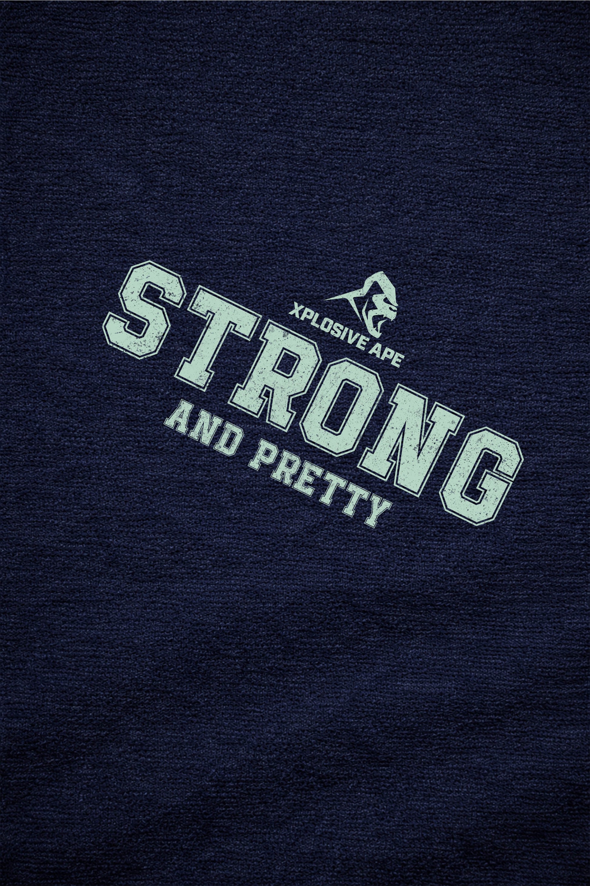 XAPE Strong And Pretty V1 String Hoodie - Navy
