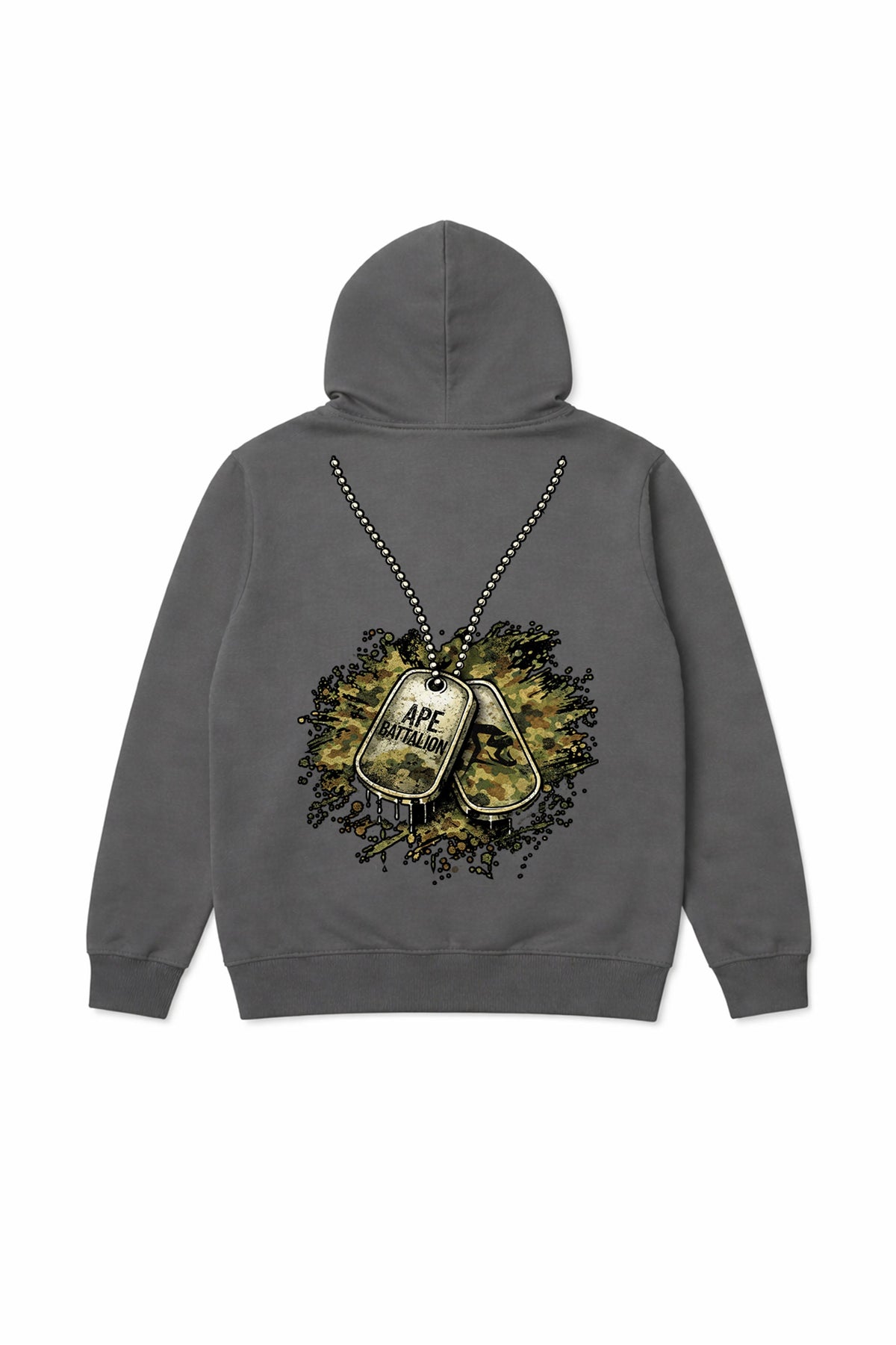 XAPE Tag Hoodie - Charcoal
