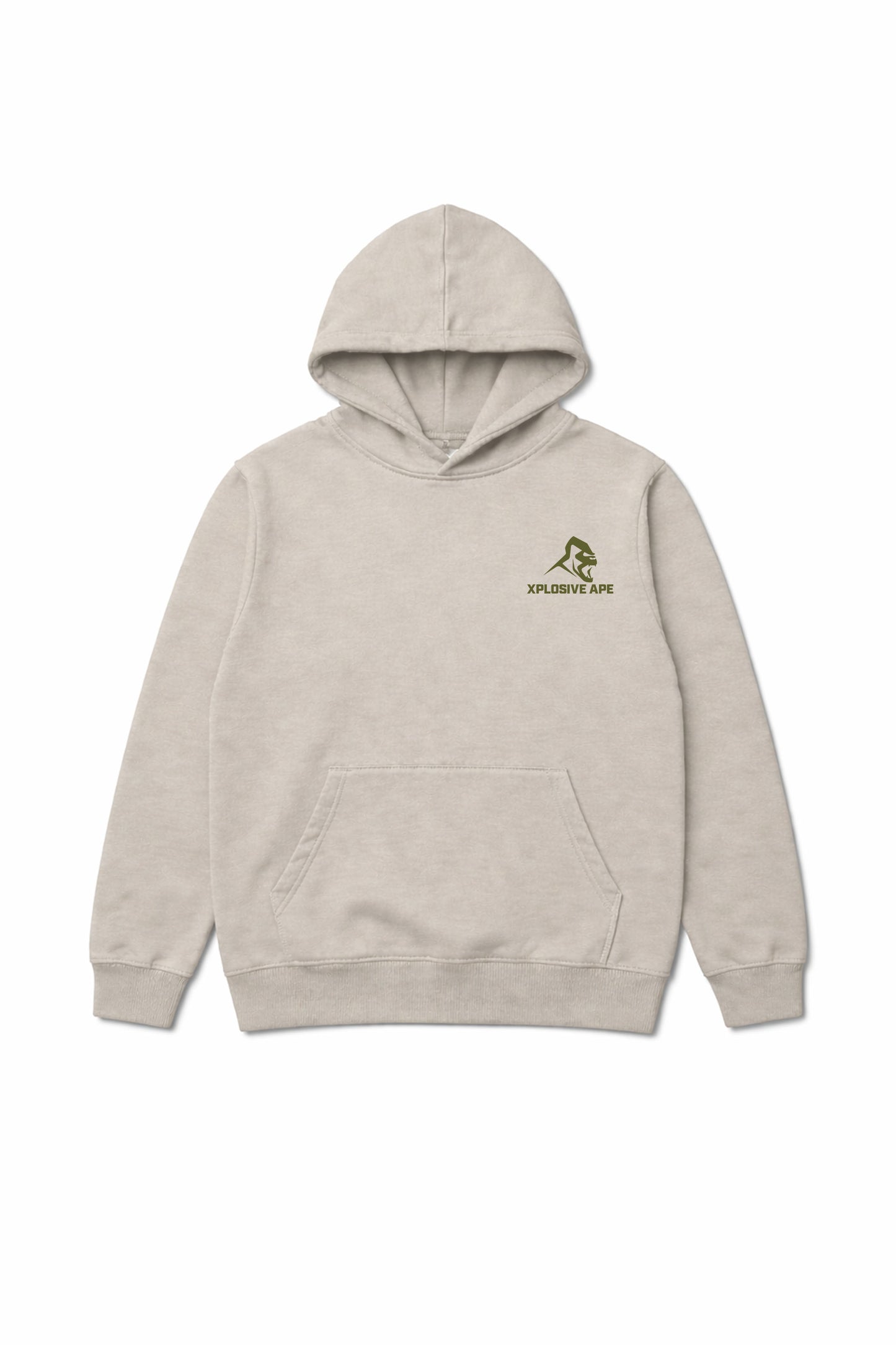 XAPE Tag Hoodie - Stone