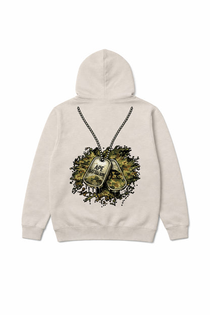 XAPE Tag Hoodie - Stone
