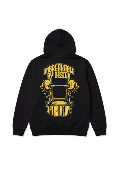 XAPE Unbreakable V2 String Hoodie - Black