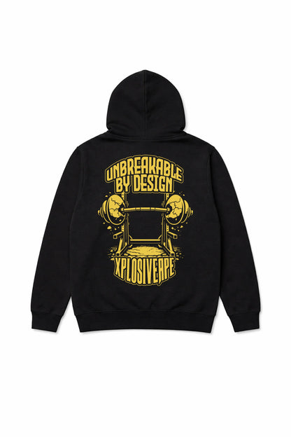 XAPE Unbreakable V2 String Hoodie - Black
