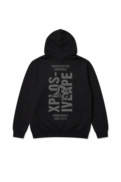 XAPE Unbreakable String Hoodie - Black