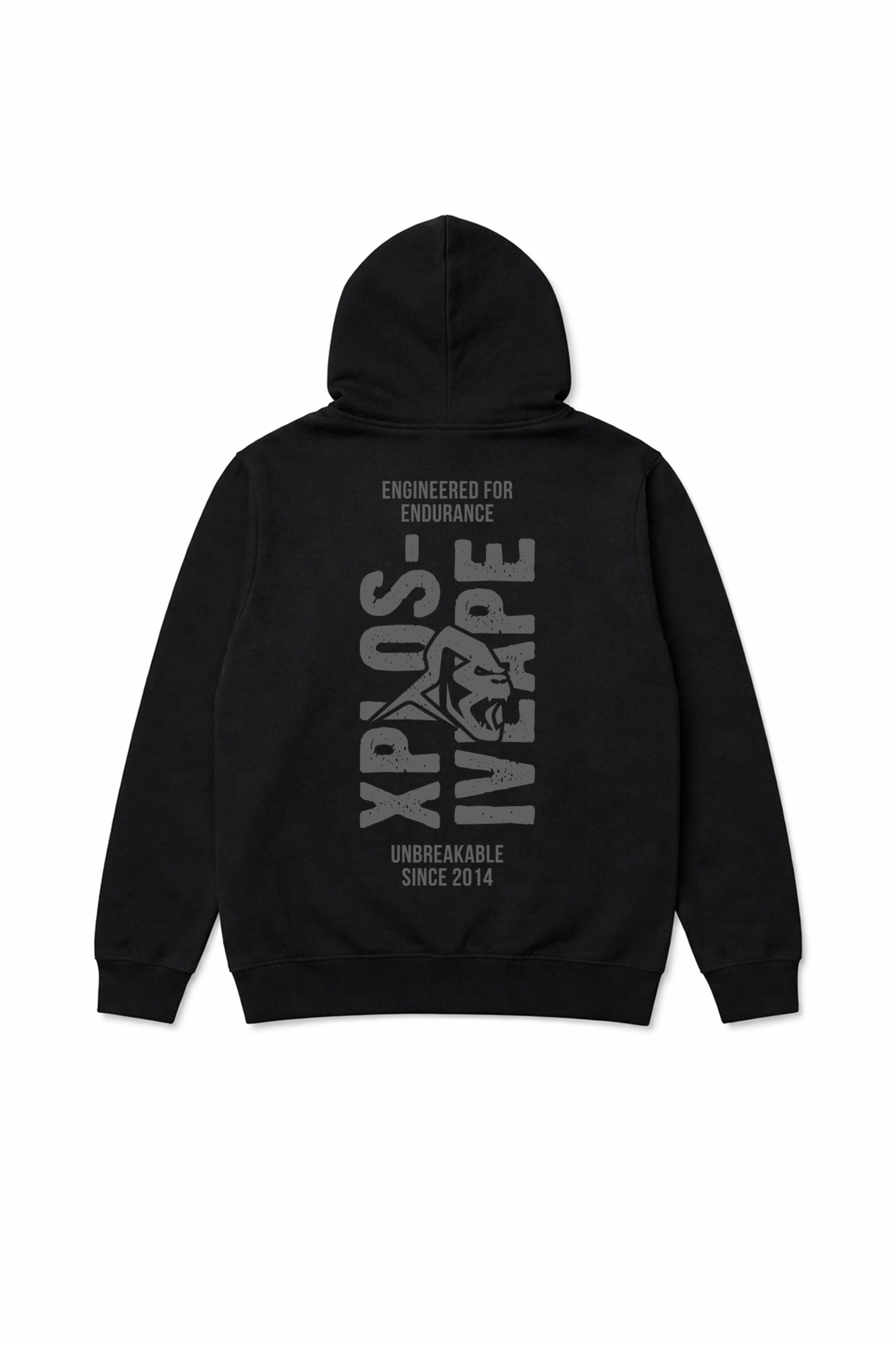 XAPE Unbreakable String Hoodie - Black