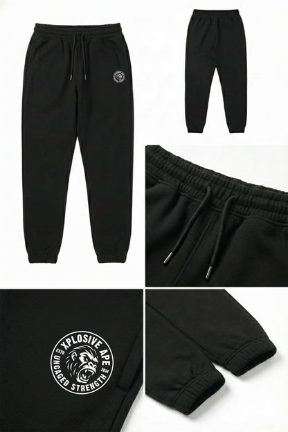 XAPE Uncaged Strength Joggers - Black