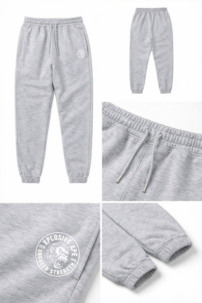 XAPE Uncaged Strength Joggers - Heather Grey