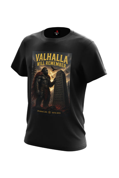 XAPE Valhalla Will Remember Tee - Black