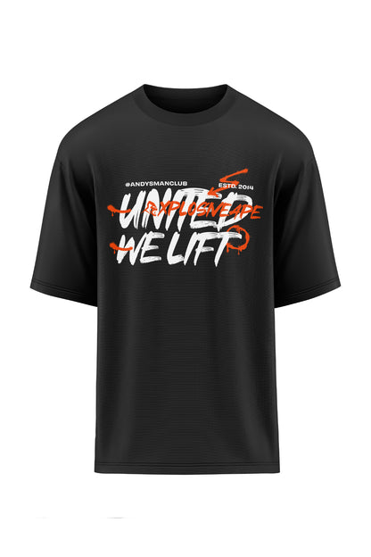 XAPE X AMC United We Lift Oversized Tee - Black