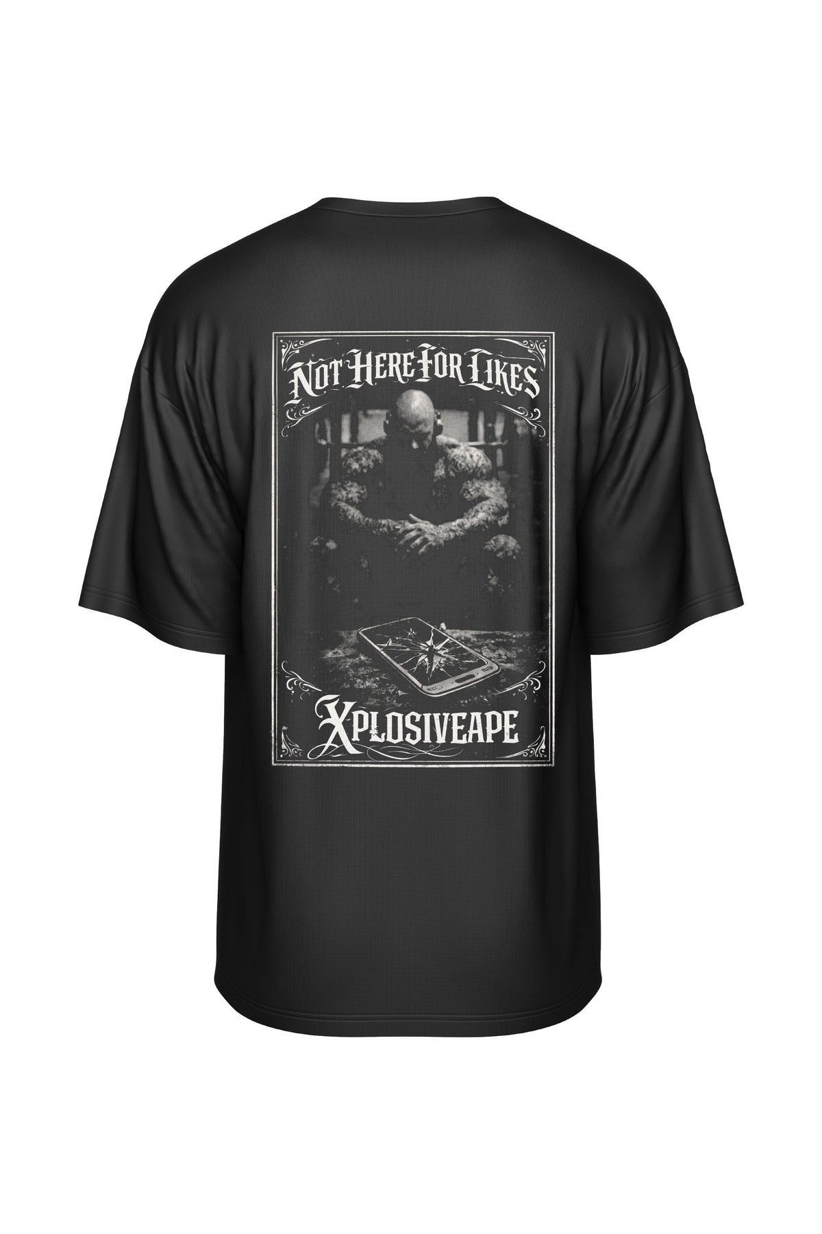 XAPE Likes Oversized Tee - Black
