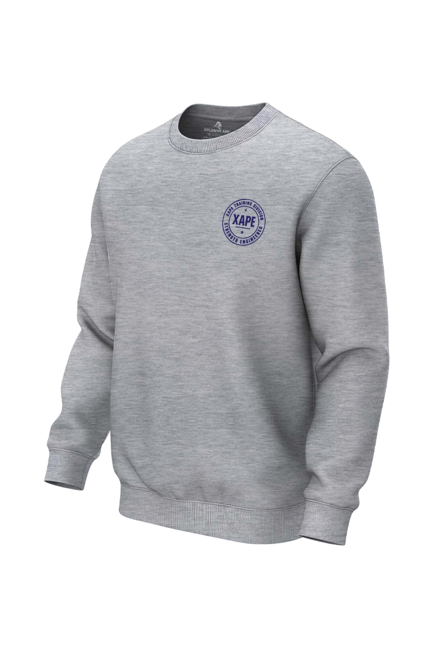XAPE Badge Logo V2 Sweatshirt - Sports Grey