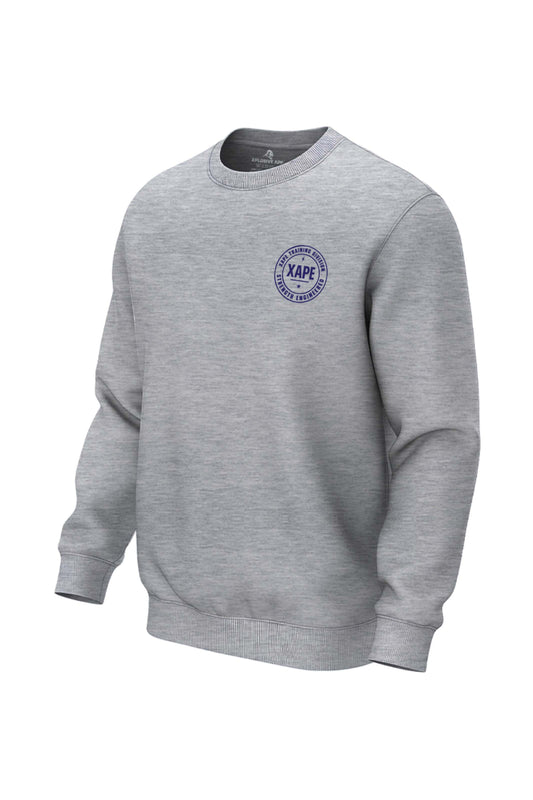 XAPE Badge Logo V2 Sweatshirt - Sports Grey