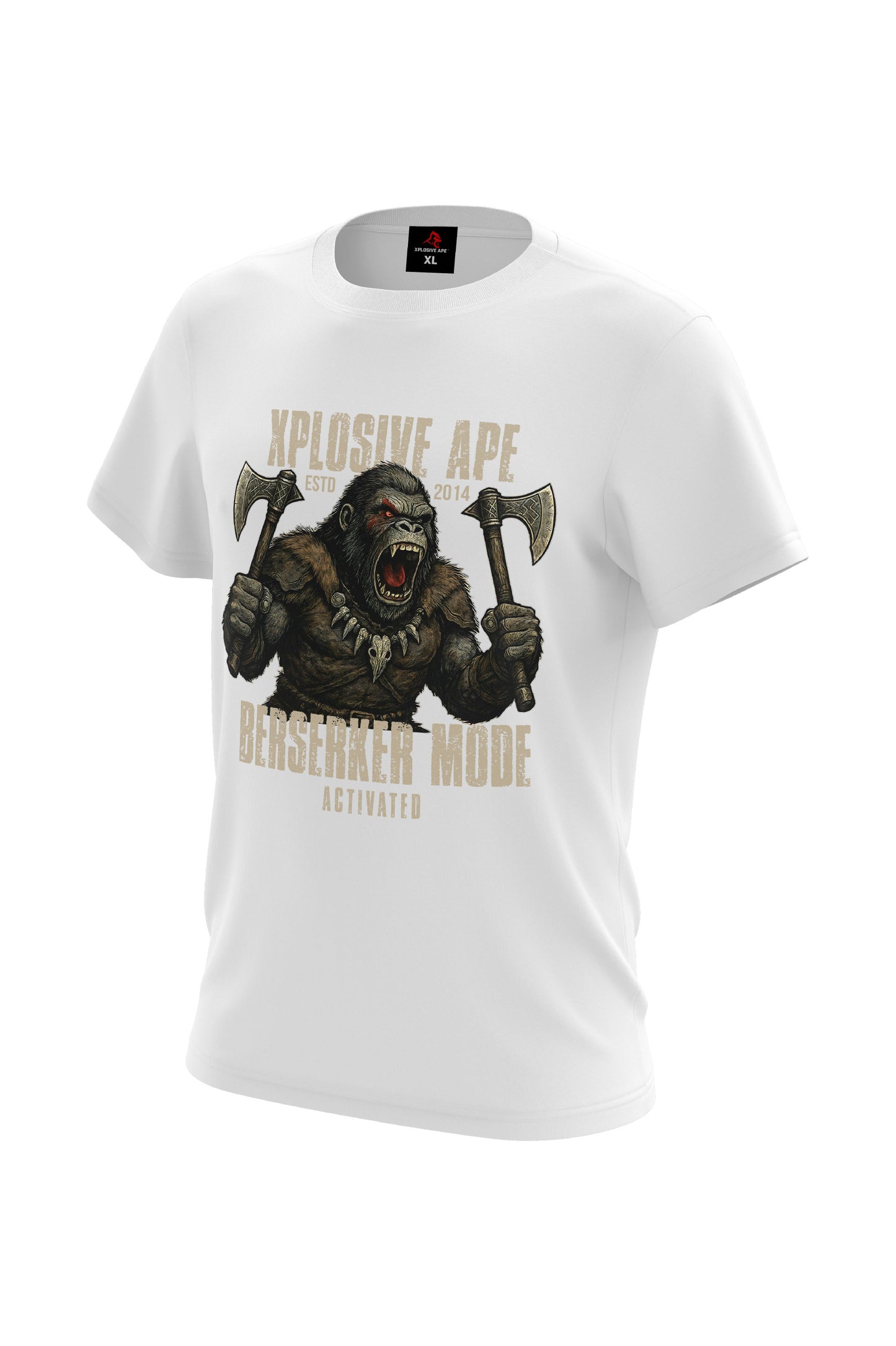 XAPE Berserk Mode Tee - White