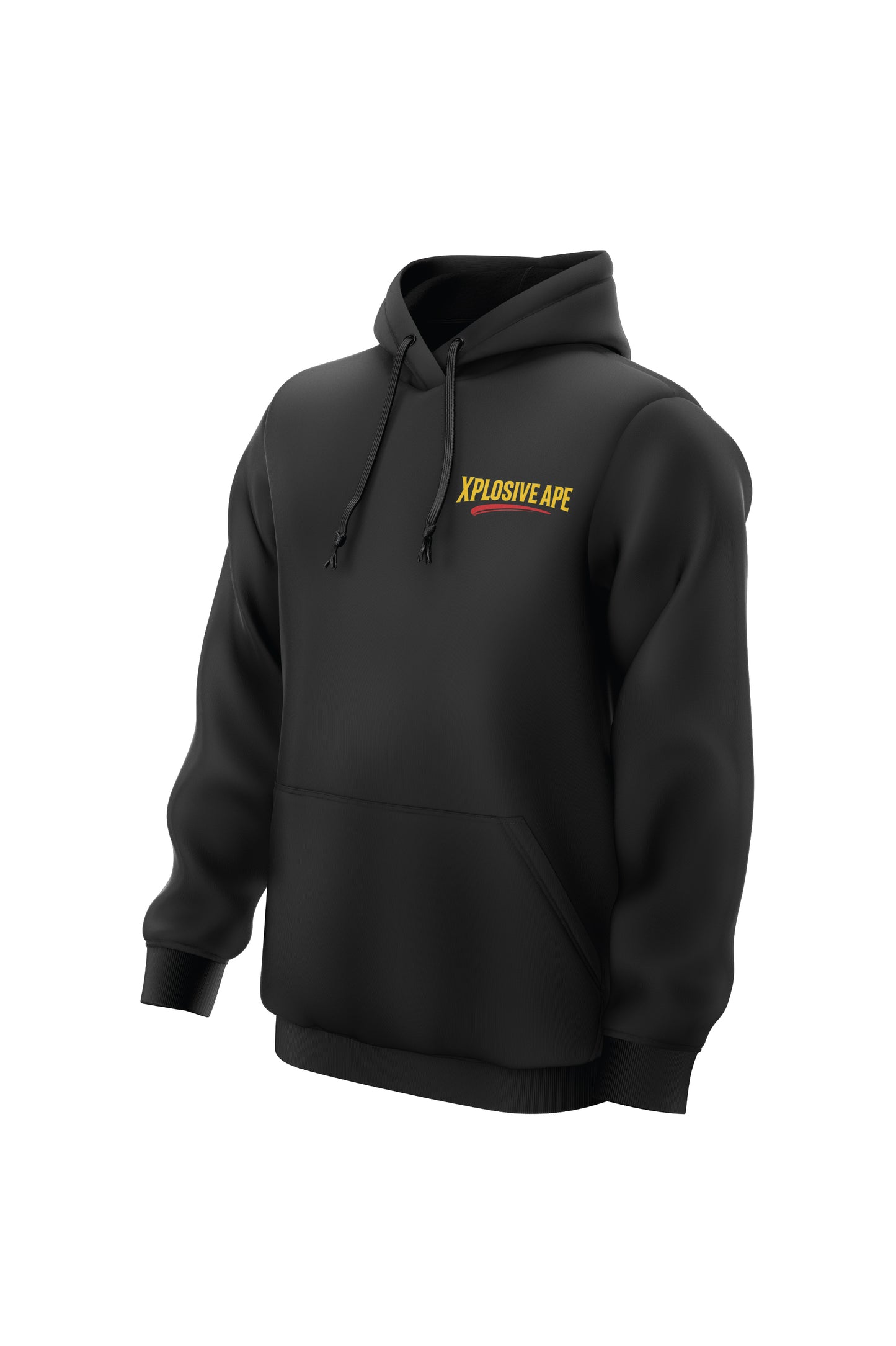 XAPE Chicken Shop Badge String Hoodie - Black