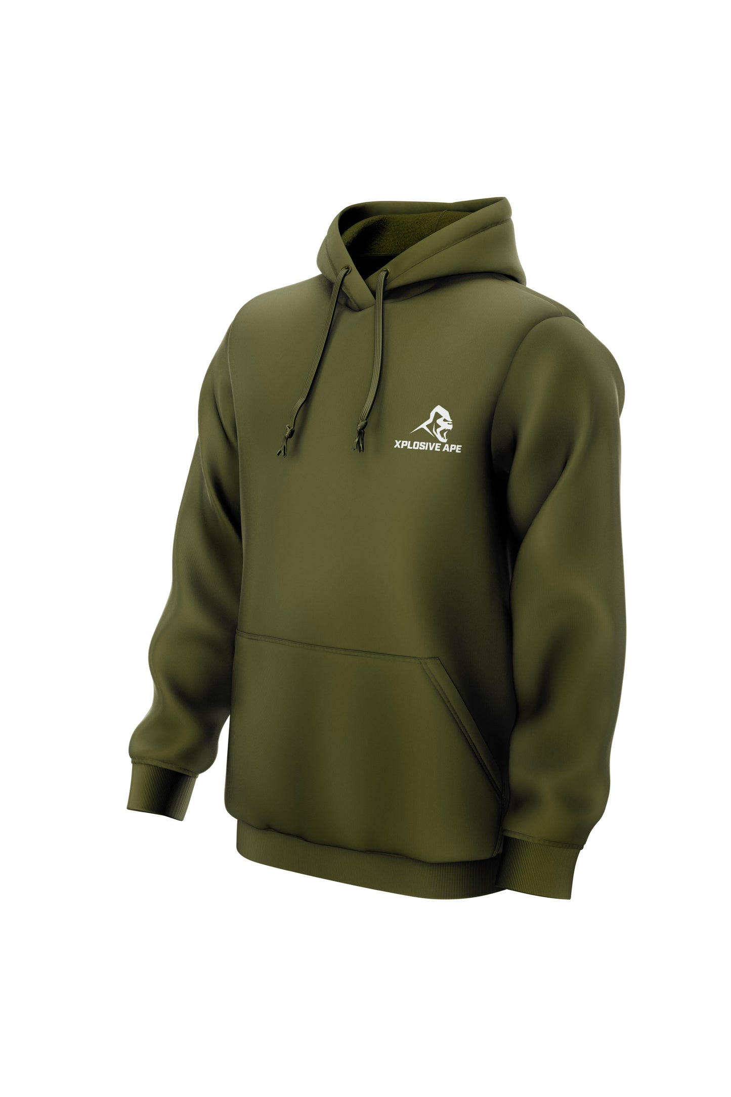 XAPE Classic V2 String Hoodie - Olive Green