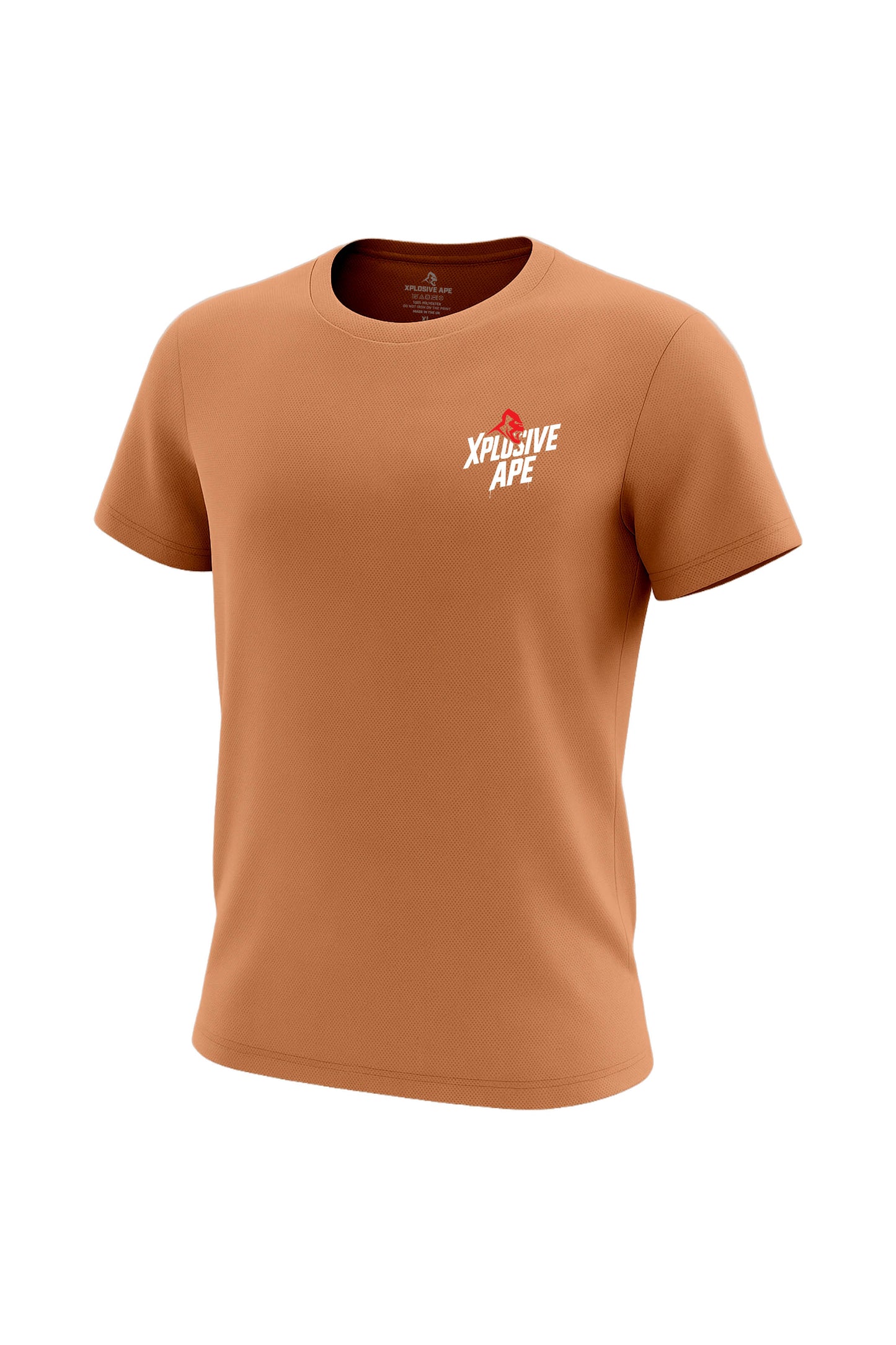 XAPE Classic Stencil Logo X Tech Tee - Orange