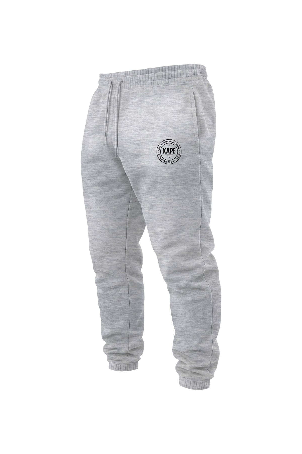 XAPE Classic Badge Logo V2 Joggers - Sports Grey