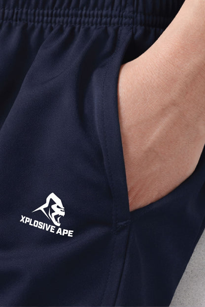 XAPE Classic Logo Performance Shorts - Navy