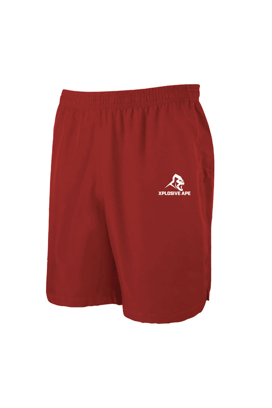 XAPE Classic Logo Performance Shorts - Red