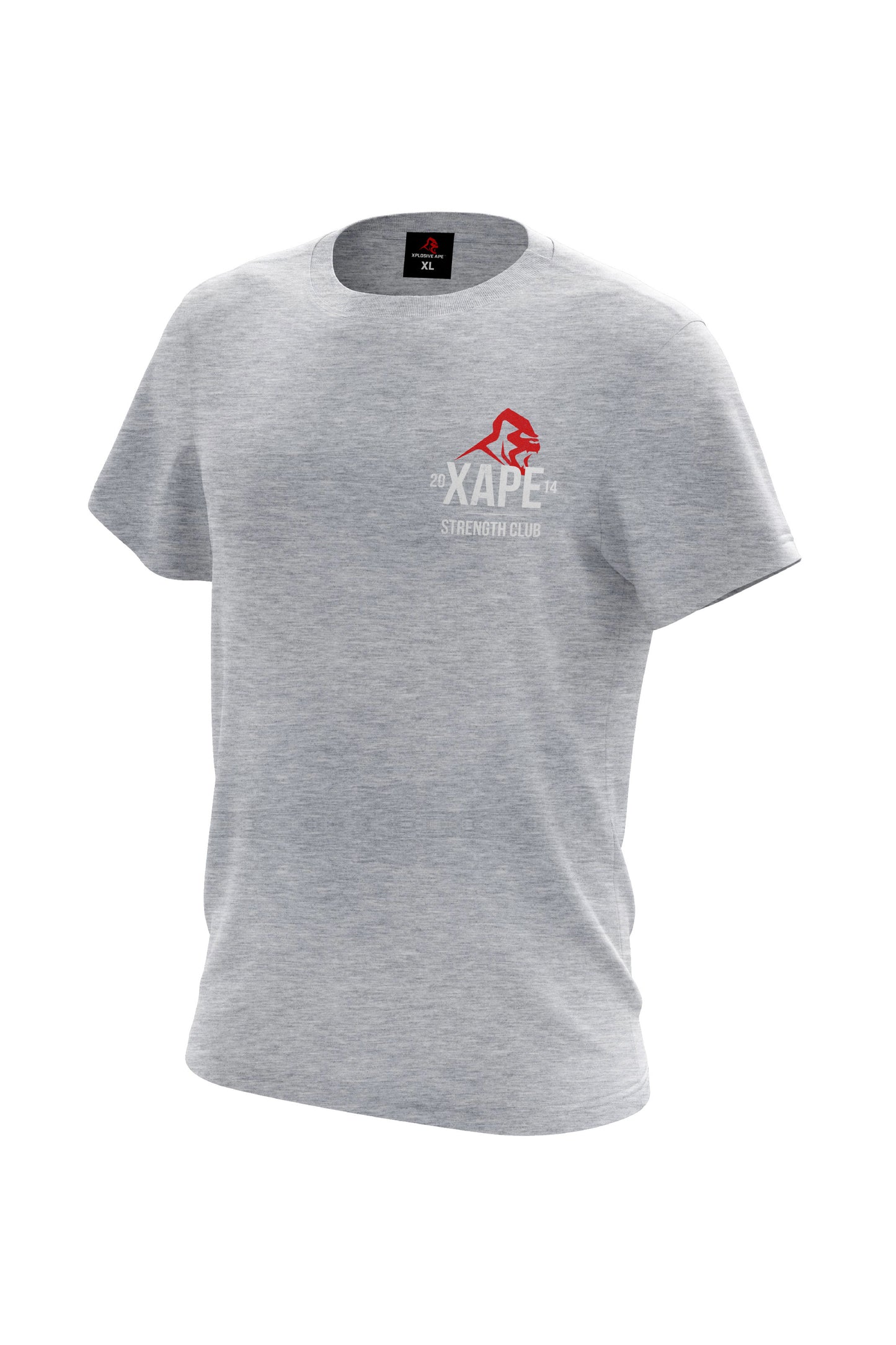 XAPE Classic Strength Club Tee - Sports Grey