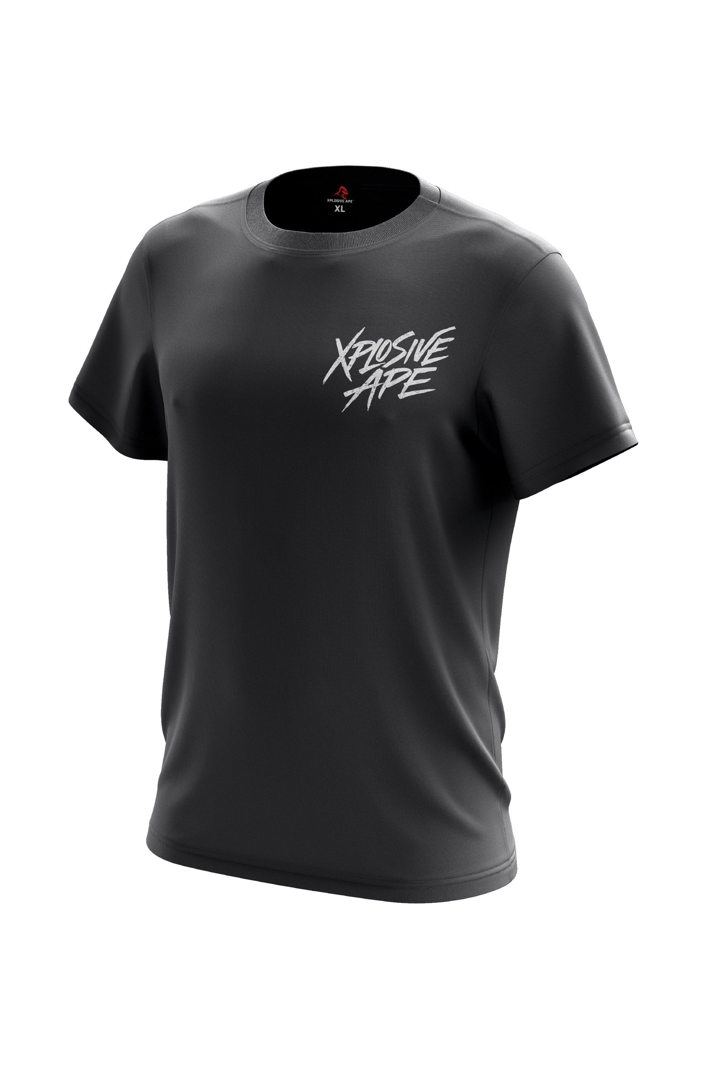 XAPE Classic Brush Script Tee - Charcoal