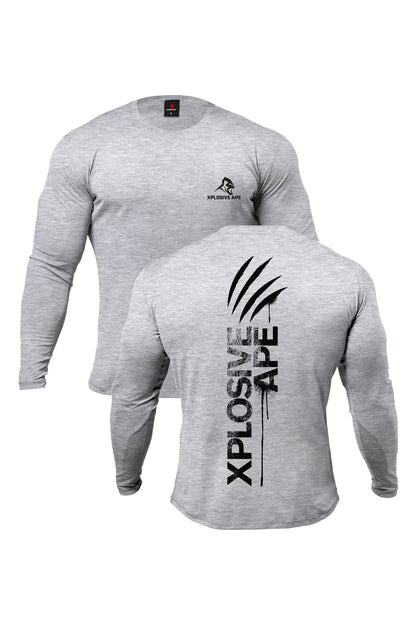 XAPE Claw V2 Long Sleeve Tee - Sports Grey