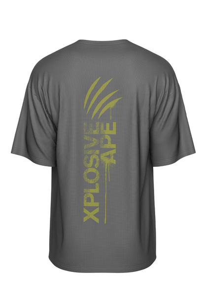 XAPE Claw V2 Oversized Tee - Charcoal