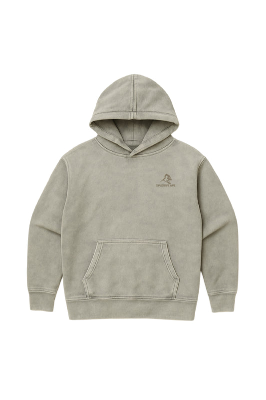 XAPE Essential Vintage Wash Hoodie - Stone