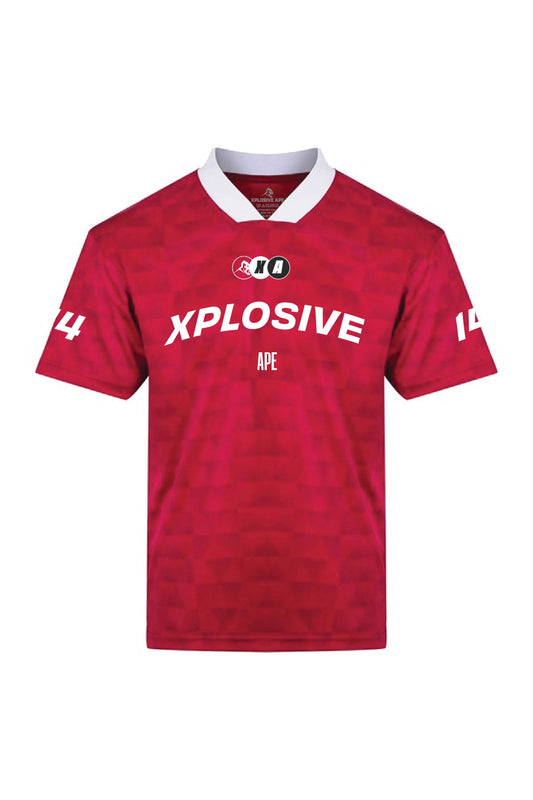 XAPE Rings Sports Jersey - Red/White