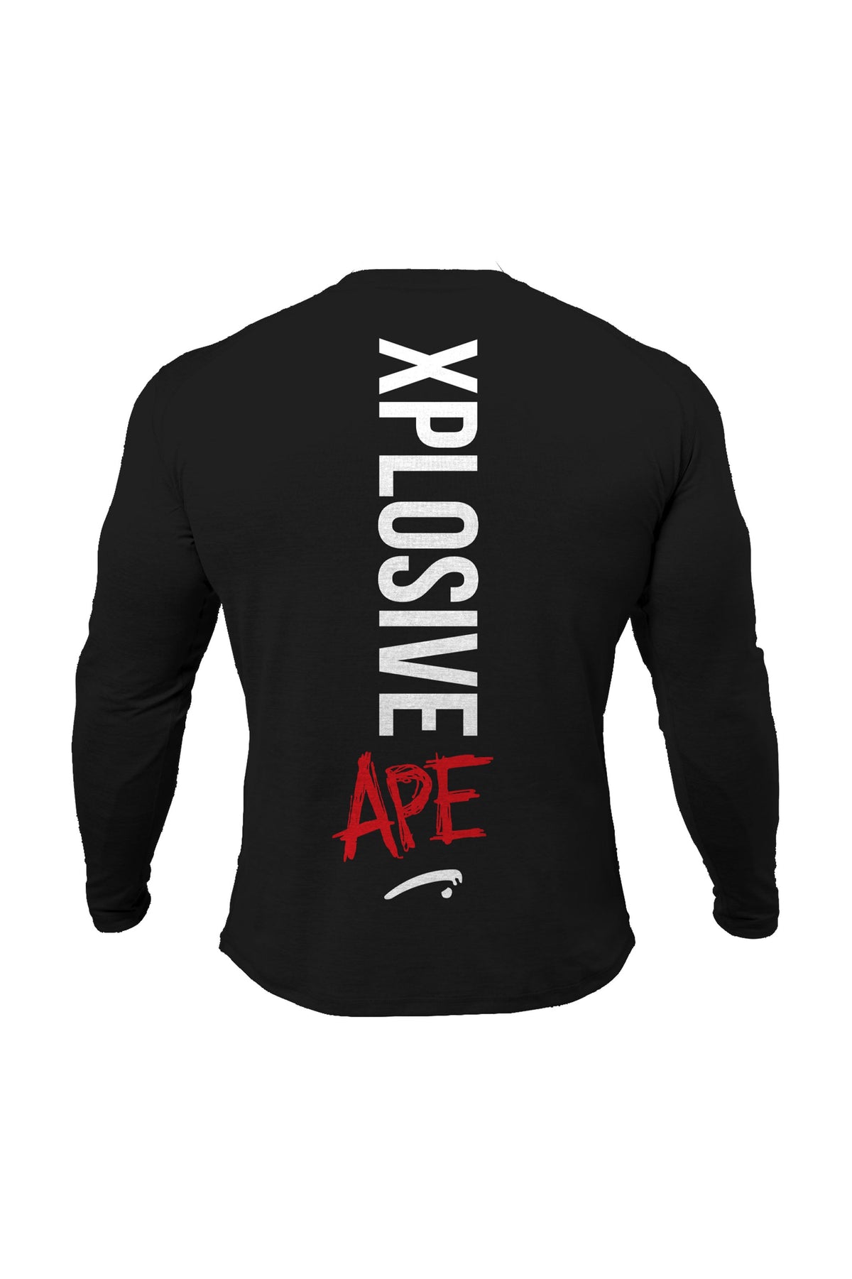 XAPE Graffiti V2 Long Sleeve Tee - Black