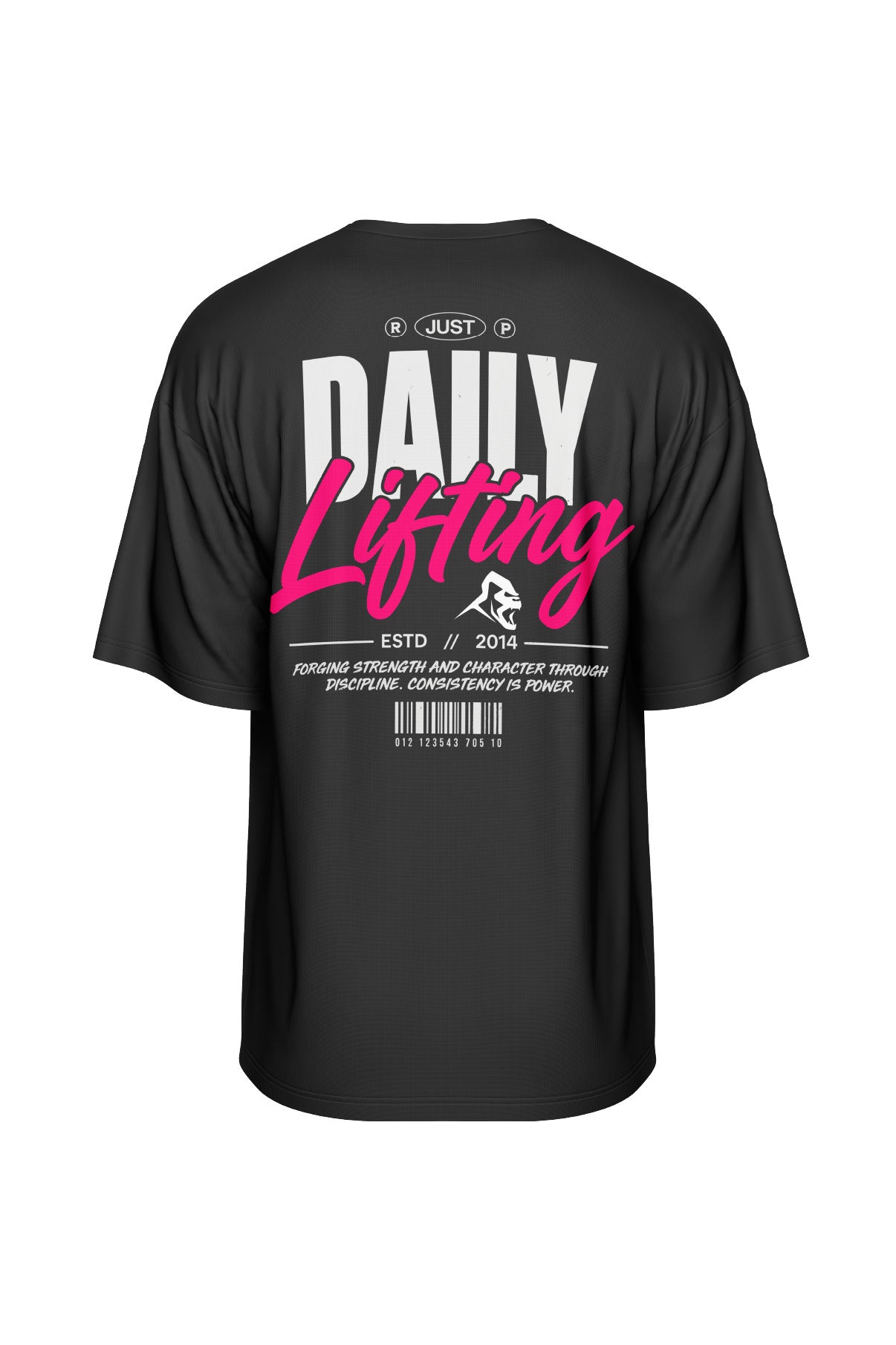 XAPE Daily Lifting Oversized Tee - Black