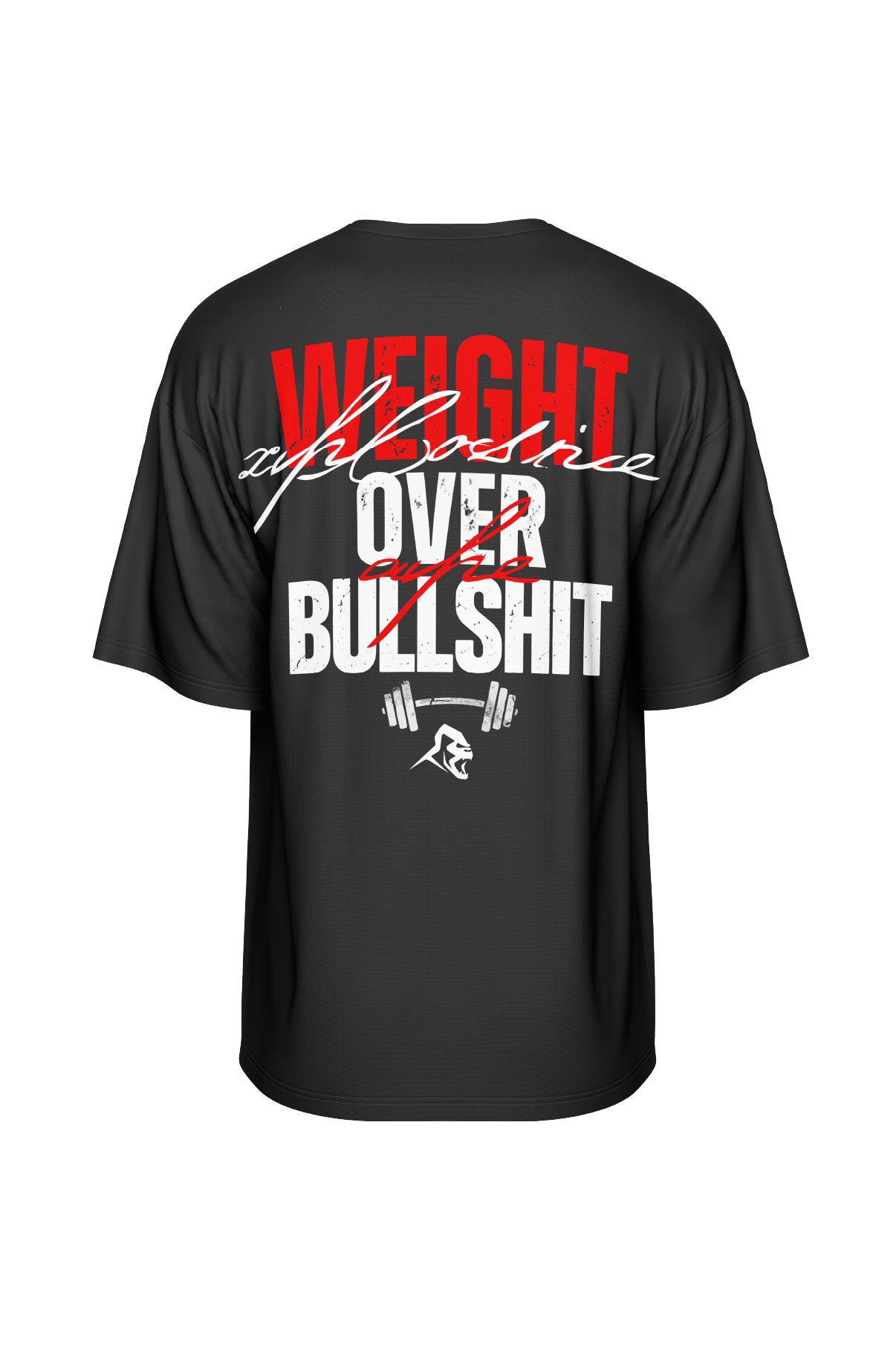 XAPE Weight Over BS Oversized Tee - Black