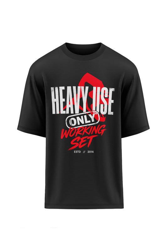 XAPE Working Set Oversized Tee - Black