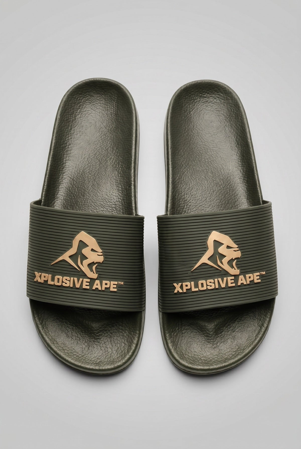 XAPE Prime Logo Sliders - Khaki