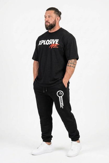 XAPE Panelled V4 Joggers - Black