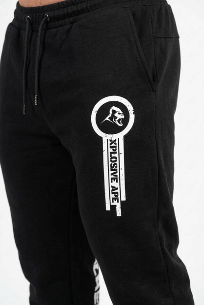 XAPE Panelled V4 Joggers - Black