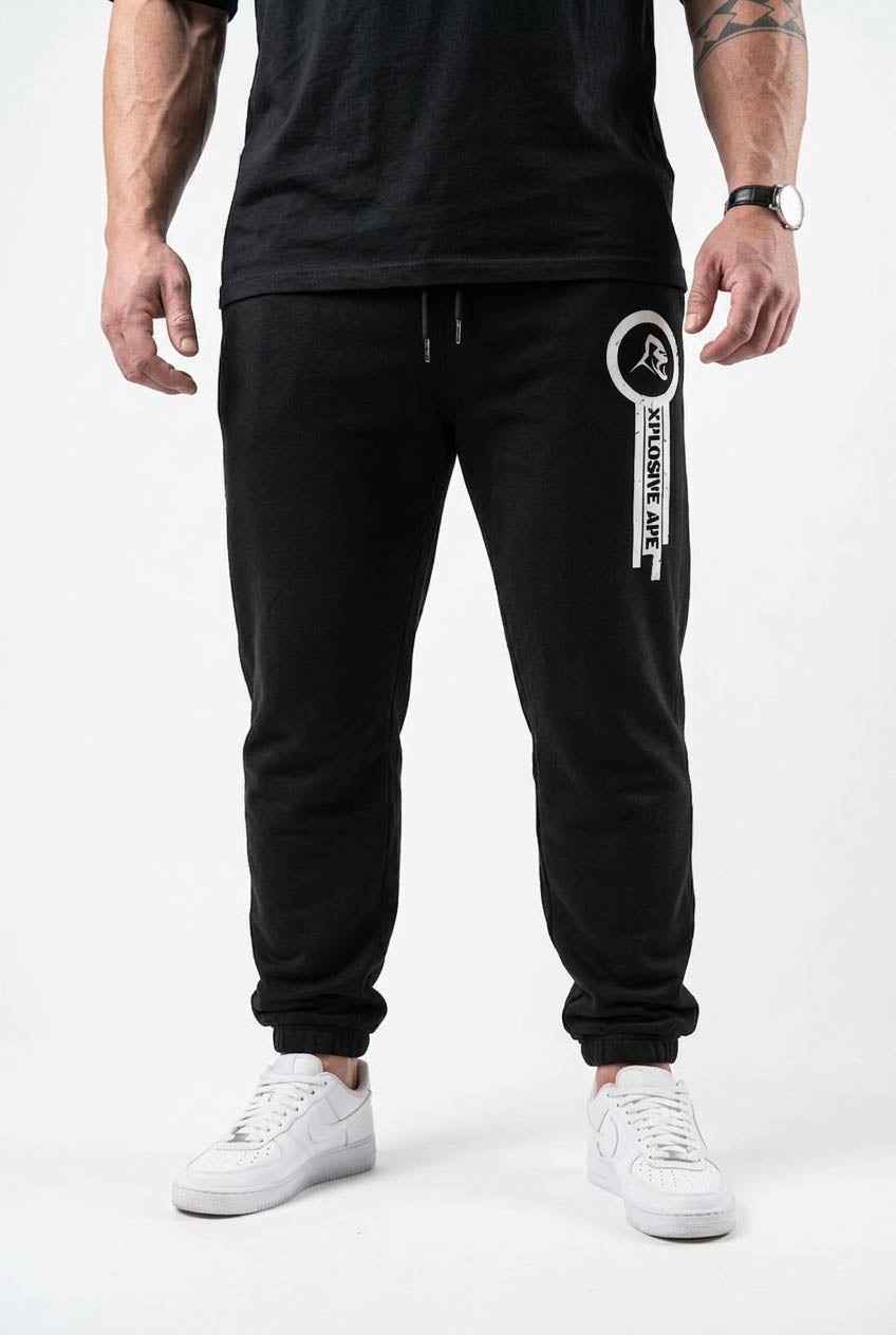 XAPE Panelled V4 Joggers - Black