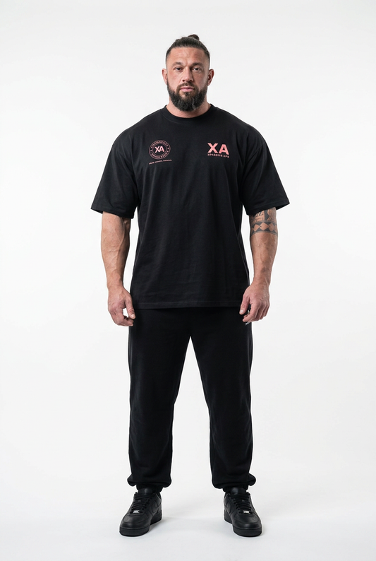 XAPE XA Manifesto Ultra Oversized Tee - Black