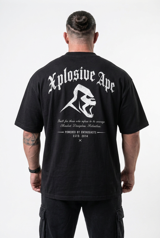 XAPE Built By Instinct Ultra Oversized Tee - Black