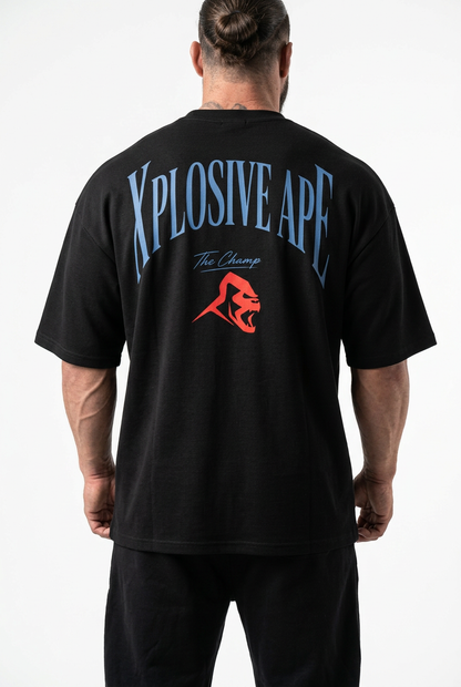 XAPE Iron District Ultra Oversized Tee - Black