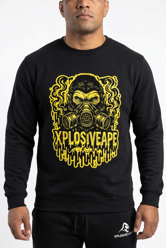 XAPE Sickness Sweatshirt - Black
