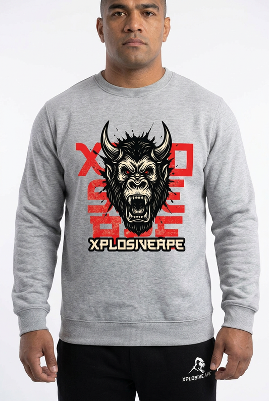 XAPE Oni Sweatshirt - Sports Grey